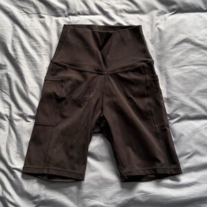 FP Movement high-waisted bike shorts with pockets